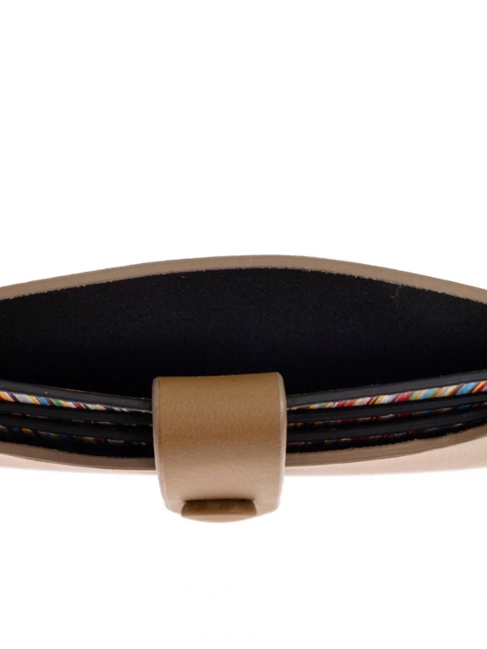 Paul Smith Leather Credit card Holder With ‘Signature Stripe’ Pull Out